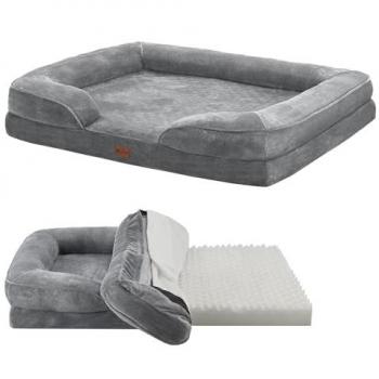 Havre de paix Sheena XL – 105 × 82 cm, gris