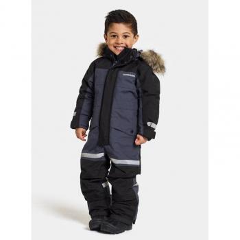 Didriksons Bjärven Kids Wintermantel – Dunkelblau, Größe 2 (504966)