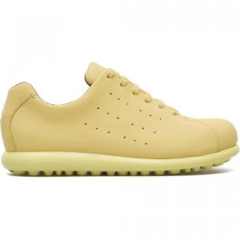CAMPER Pelotas XLite Womens’ Yellow Leather Sneaker – 7 US – Smooth Finish