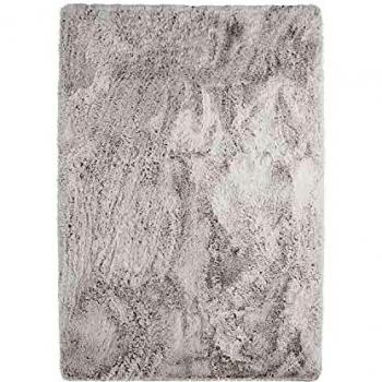 Tappeto Shaggy Bianco Lavabile 160 x 230 cm