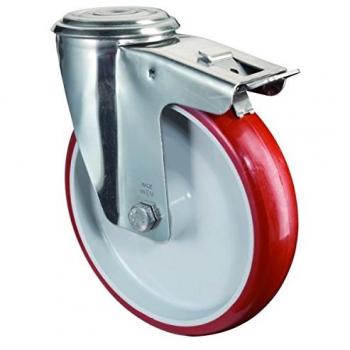 Edelstahl-Transportrolle für 200 kg