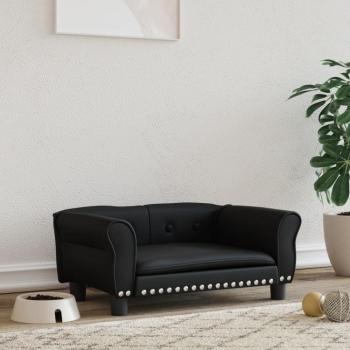 Cama para perros de cuero sintético