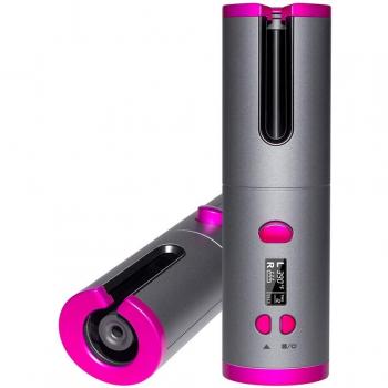 Rizador de pelo portátil con pantalla LCD