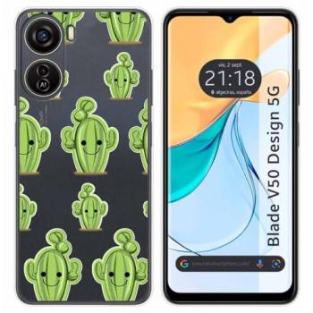 Funda de Silicona para Zte Blade V50 Design 5G Cactus