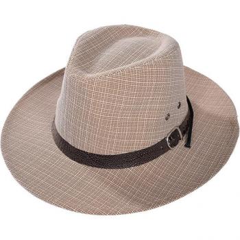 Sommerlicher Gentleman Cowboyhut mit Schnalle
