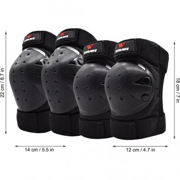 WOSAWE – gilet de protection de Moto avec armure et protège-genoux