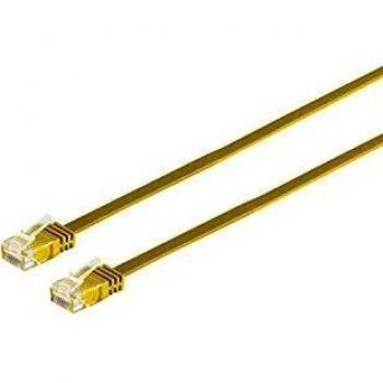 Tecline Cavo Slim-Line Cat. 6 0.5m Giallo