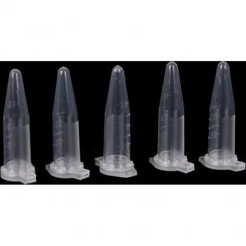 Contenant à chapeau instantané 0,5 ml – Ensemble 50× micro‑tubes clairs