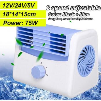 Blade-less Portable Car AC Fan 12V/24V