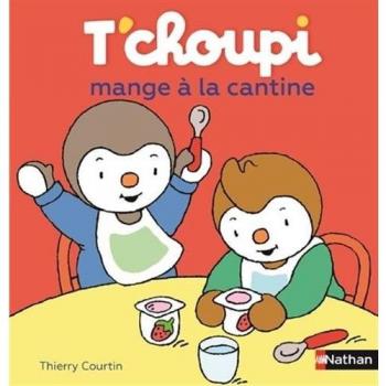 T'choupi mange Ã  la cantine