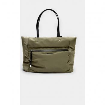 Stradivarius Khaki Tote with OS Label