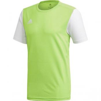 Adidas Estro 19 Kindertrikot Kurzarm Hellgrün Weiß Größe 176