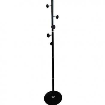 Garderobe Erie, Farbe Schwarz, Abmessungen 32x32x172 cm