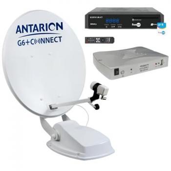 Pack Satellite Automatique Antarion 65cm + Positionneur + Récepteur TV Sirius 3
