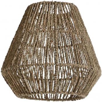 Lampada Ecran DKD Home Decor 30 x 30 x 28 cm in Iarbă de Mare Naturale