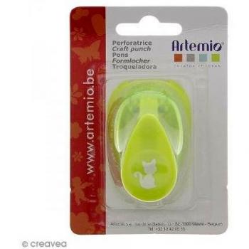 Artemio VIHCP182 Petite Perforatrice à Levier Coque Plastique Multicolore 8,5 x 5 x 12 cm