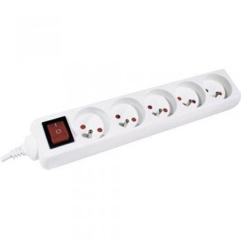 Multi-prises Dexlan 5 prises avec interrupteur 4 m