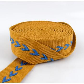 38mm Jacquard Polyester Cotton Strap for DIY Projects