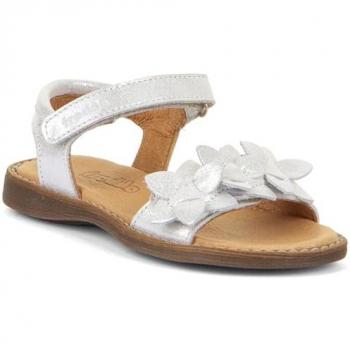Silberfarben Froddo Lore Flowers Sandalen 25/6
