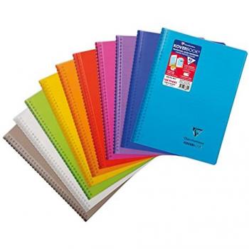 Koverbook A4 Clairefontaine Bloc Notes con Righe Copertina Soft