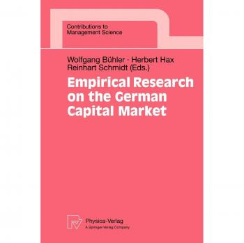Empirical Research on the German Capital Market, Contributions to Management Science