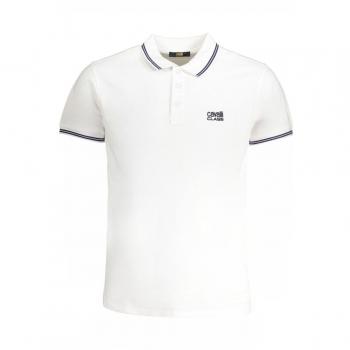 Herren Poloshirt Cavalli Class gespitzter Kragen blauer Druck 2XL