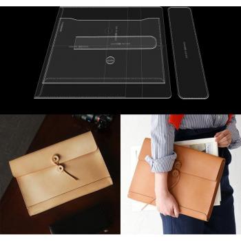 Leather Envelope Clutch Bag DIY Pattern 35*25*5cm