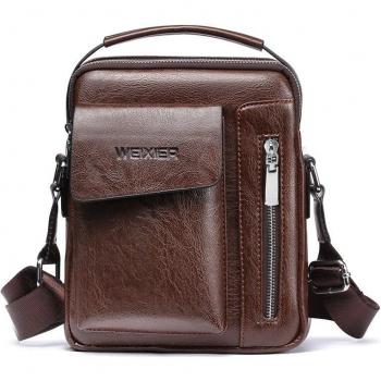 Elegante PU Leder Handtasche für Männer