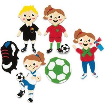 Football Foam Stickers (Pack of 120)