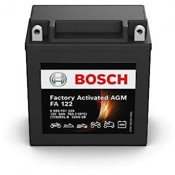 Bosch Motorbatería FA122 12 V 5 Ah 75 A