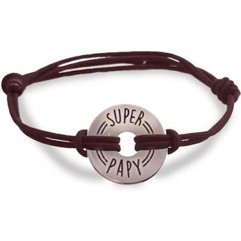 Silver Legacy R4078 Super Grandpa Men’s Bracelet