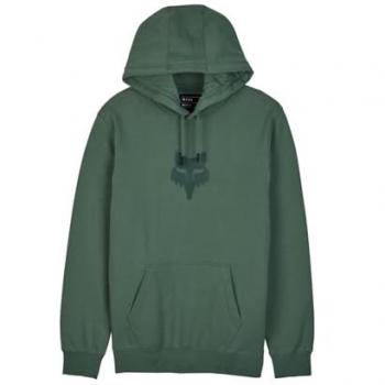 Fox Head Fleece-Hoodie grün M