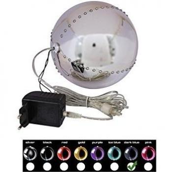 EUROPALMS LED Schneeball 15cm, dunkelblau