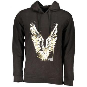 Cavalli Class Logo Print Sweatshirt Schwarz M