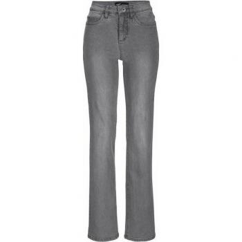 Arizona Bootcut-Jeans Comfort‑Fit – Damen, 36, N-Gr, grau, ausgestellte Beinform, Baumwolle/Elasthan