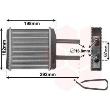 Interior Heating Heat Exchanger 81006024