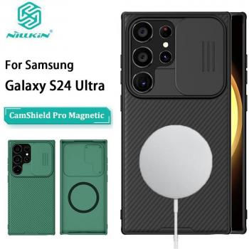 Nillkin CamShield Pro vert pour Samsung Galaxy S24 Ultra