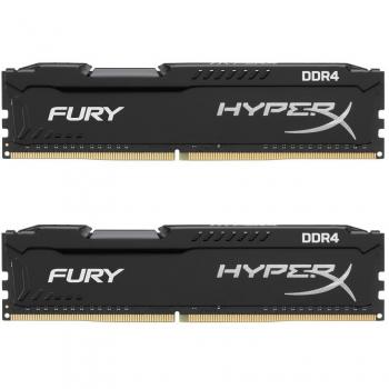 HyperX FURY DDR4 2666 MHz 16GB (2x8GB) Memory Module Kit, Black
