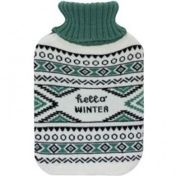 Bouillotte à Eau Plic Care Tricot Vert