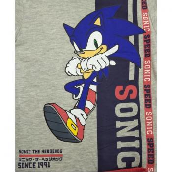 Pijama niño Sonic manga corta rojo 4 años 104cm