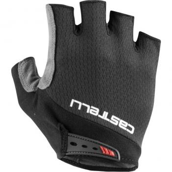 Castelli Entrata V Short Finger Gloves Light Black
