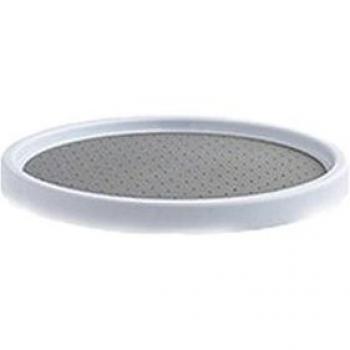 Double Layer Kitchen Storage Tray Seasoning Rack 360 Rotating Tray Kitchen Organizer Space-saving Rolling Tray Round Tray