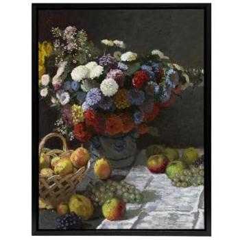 Classic Monet Blooms & Produce – 18 Wide, 24 Tall Canvas