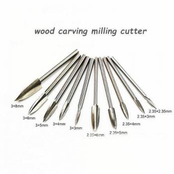 Outils rotatifs en acier blanc 3mm