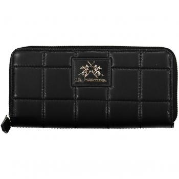 La Martina Sleek Black Wallet