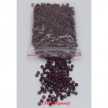 1000pcs Burgundy Micro Rings for Hair Extensions 3.0mm