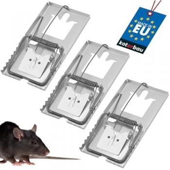 Kotarbau 3-Pack Rat Traps