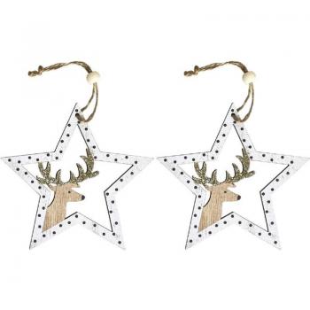 Winter White KL-21X12 Holiday Ornament Pair