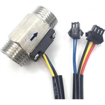 SUS304 G1/2 Hall-Effekt Wasser-Temperaturfluss-Sensor