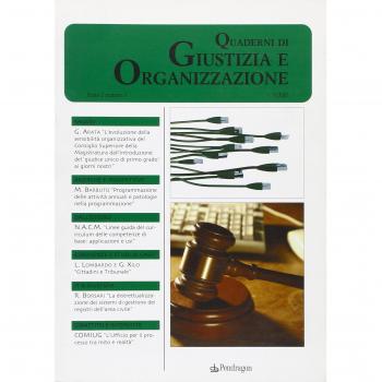 QUaderni di giustizia e organizzazione
